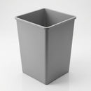 132 Litre Square Polyethylene Litter Bin with Swing Lid (view 2)