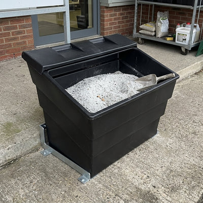 2 cu ft recycled grit bin 50 litre 50 kg capacity