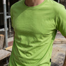 Classic Cotton Short Sleeve Work T-Shirt - Lime