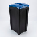82 Litre Recycling Bin with Slot Aperture — Slimline MDPE (view 2)