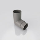 76mm Diameter Flush Joint Aluminium Downpipe Bends — RAL 7036 / 92.5 Deg