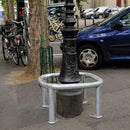700 x 700mm or 1200 x 1200mm galvanised steel interlocking tree protector