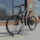 Light Slate Gray Heavy Duty Single Bicycle Rack for Wall or Floor Mounting