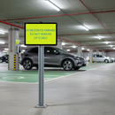 Light Slate Gray Premium 600 x 450mm Custom Q-Sign for Traffic Management