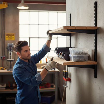 Premium Twin Slot Shelving Bracket for Adjustable Storage Solutions
