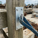 Galvanised Hooks on Plates - Heavy Duty Design