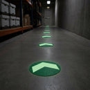 Glow in the Dark Self-Adhesive Arrow Markers - 10 Pack - Green