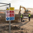 Dim Gray Multi-Message Safety Boards for Construction Sites - Premium Quality