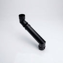 76mm Diameter Flush Joint Adjustable Swanneck Downpipe — RAL 9005