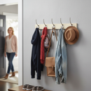 Premium Wall Mounted Coat Rack with Double Hooks - Stylish and Practical Storage Solution for Home and Office