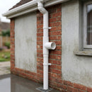 63mm Flush Joint Downpipe Branches – 92.5° or 112.5° Arms — RAL 9010 / 112.5 Deg (in use)