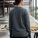 Women's Crew Neck Work Sweatshirt - Steel Grey