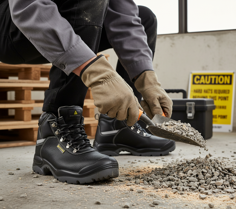 Dark Gray High-Performance S3 SRC Safety Work Boot for Ultimate Protection