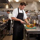 Dark Slate Gray Professional Chef's Bib Apron 32" x 40" - Durable and Stylish