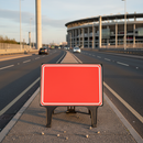 Dark Slate Gray Premium 1050x750mm Q-Sign with Robust Design and Recycled Material