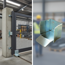 Professional Sliding Gate End Stop - Heavy Duty Park/Stop Support Cradle Bracket for Cantilevered Gates