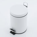3 Litre Pedal Bin – White or Stainless Steel (view 2)