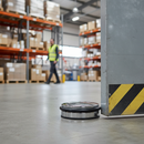 Premium Heavy-Duty Door Weight with Rubber Buffer Ring - 10cm Diameter, 1.2kg for Reliable Door Support