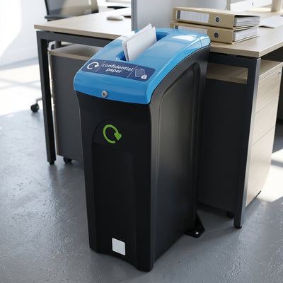 82 litre Midi Recycling Bin with Confidential Waste Slot and Lock