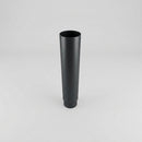 Aluminium Flush Joint Downpipe Sample — RAL 7021 / 76mmØ