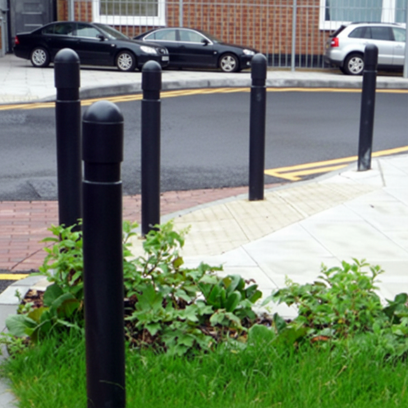 Dark Slate Gray Premium Steel Core Plastic Bollard - 1000mm Above Ground