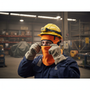 Dark Slate Gray Premium Hook and Loop Thinsulate Lined Balaclava - Orange