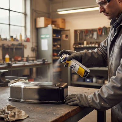 Premium All Purpose Acrylic Gloss Spray Paint 500ml - Jet Black