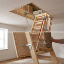 Fire Resistant Wooden Loft Ladder with Insulated Hatch 60 Min