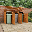 Triple Bin Store - Outdoor Waste Storage Solution