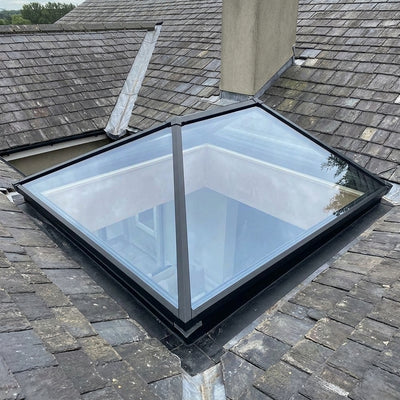 Slimline Roof Lantern 1000x1000mm Aluminium Frame