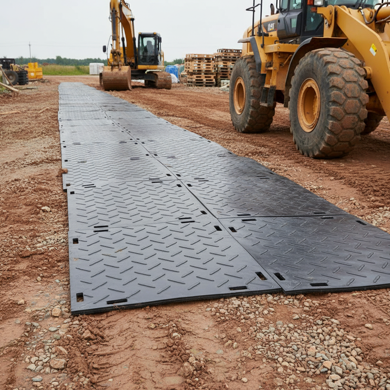 Rosy Brown Heavy Duty Access Mat - 2400mm x 1200mm x 15mm for All Conditions