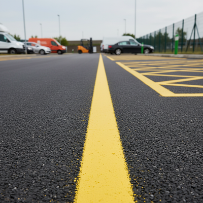 Heavy Duty Chlorinated Rubber Road Line Paint 5L - Yellow