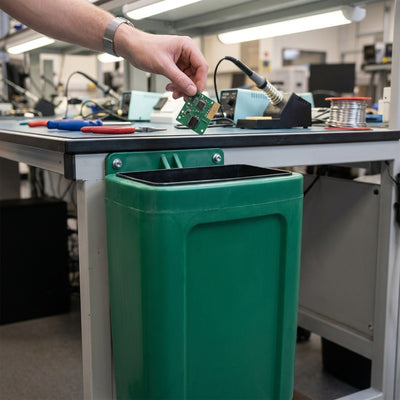 25 Litre Open Top Waste Bin Polyethylene
