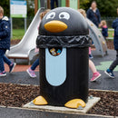 55 Litre Rotomoulded Plastic Litter Bin, 805mm Height