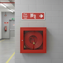 Dark Gray Premium Fire Equipment Safety Signs - Fire Hose Reel Right Arrow