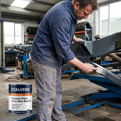 Solvent-Based Chassis Paint 5L - Grey, Red, Black & More