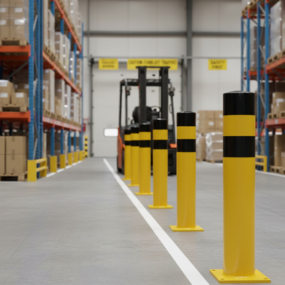 Heavy Duty Warehouse Bollards - Premium Protection for Vehicles