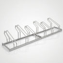Lo Hoop Cycle Rack – Steel, Hot Dip Galvanised, 2–6 Bike Capacity (view 2)