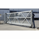 Dark Gray Heavy Duty Cantilever Gate Channel - 2.9 to 3m Length for 8 Wheel Carriers with 3 Weight Suitability Types