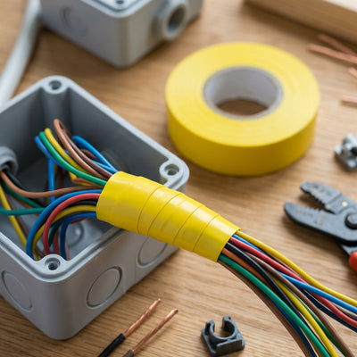 19mm Yellow PVC Electrical Insulation Tape - 33m