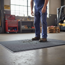 Dim Gray Heavy Duty Scraper Mat - Durable and Slip Resistant