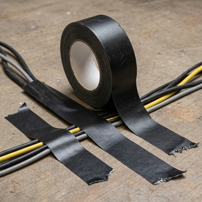 48mm Black Duct Tape - 50m