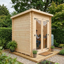 19mm Modular Log Cabin, Interlocking Logs