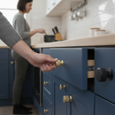 Premium 10 Pack Knurled Cabinet Knobs with Matte Black Finish for Modern Home Upgrade