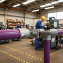 Rosy Brown Professional Double Lug Cup Key Clamp for Durable Tube Connections - Galvanised Malleable Iron Construction