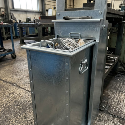 90 Litre Galvanised Steel Bin Liner with External Handles