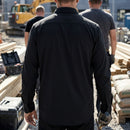 Long Sleeve Wicking Work Shirt with UPF 50+ Protection - Black