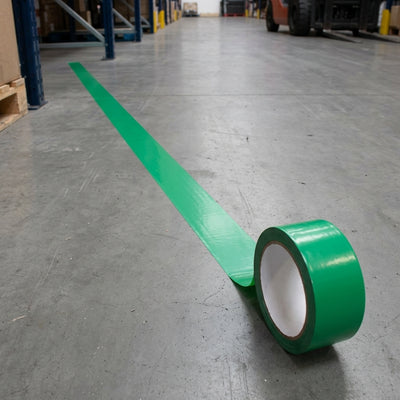 50mm Green Floor Marking Tape - 33m