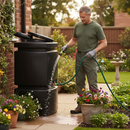 Dark Olive Green Premium 525 Litre Tall Water Tank with Multiple Outlets and Removable Lid