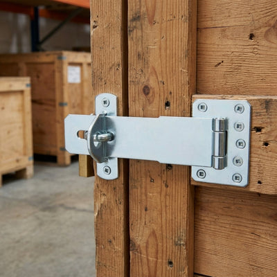 Heavy Duty Safety Hasp with Staple